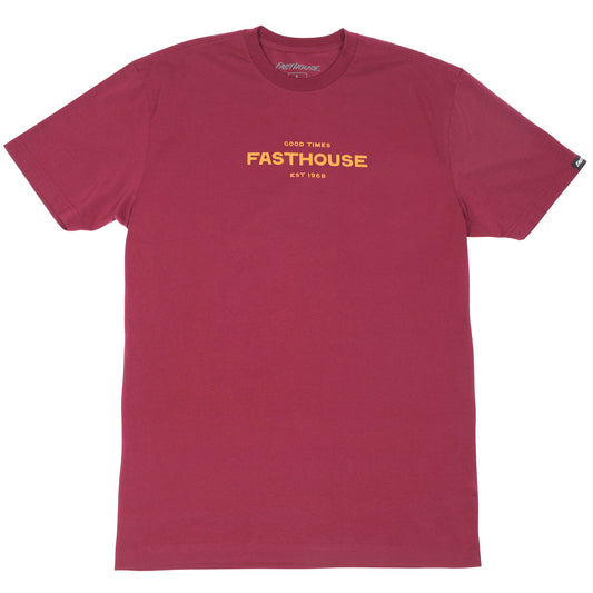 Fasthouse Anchor Tee - Maroon