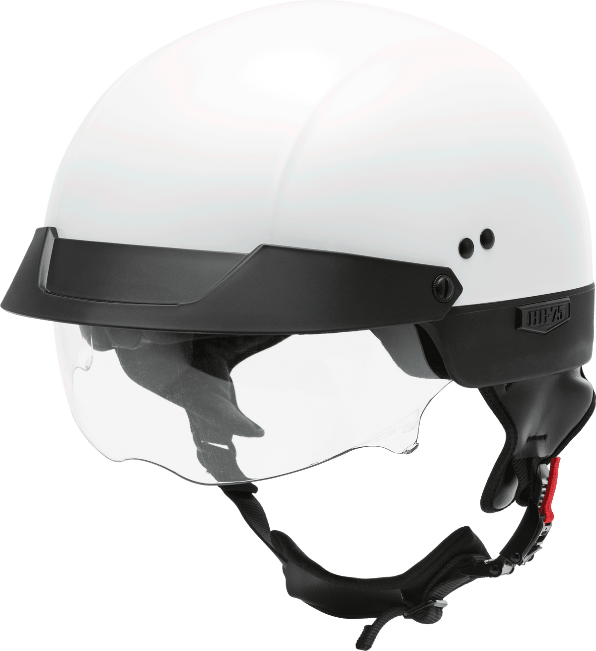 GMAX HH-75 Half Helmet White