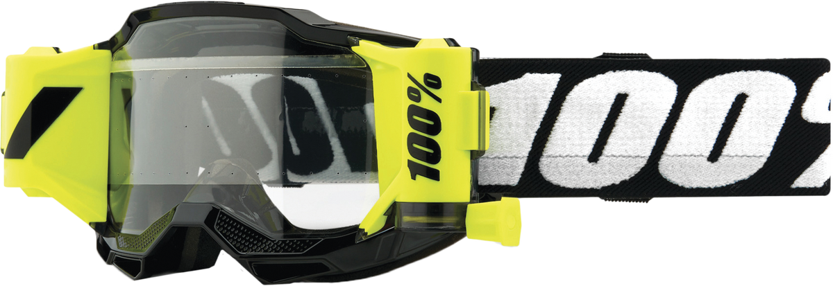100% Accuri 2 Jr Forecast Goggles CLOSEOUT Black / Clear Lens