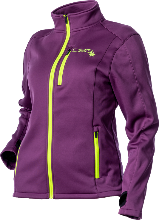 DSG Womens Performance Fleece Zip Up CLOSEOUT - Deep Amethyst