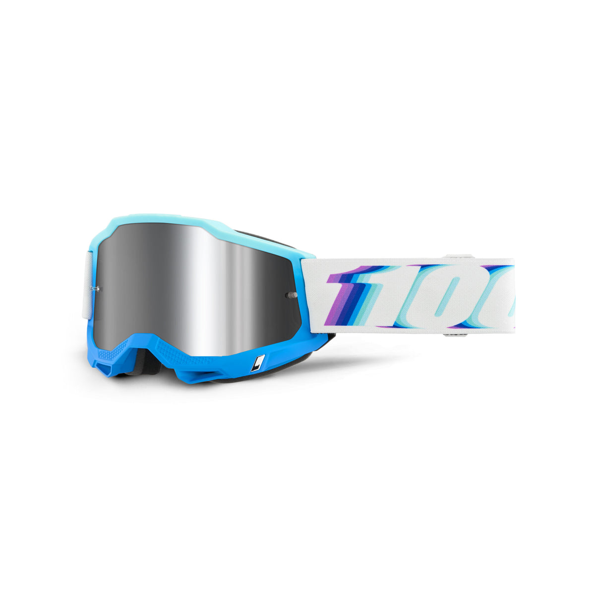100% Accuri 2 Goggles Stamino / Mirror Silver Flash Lens