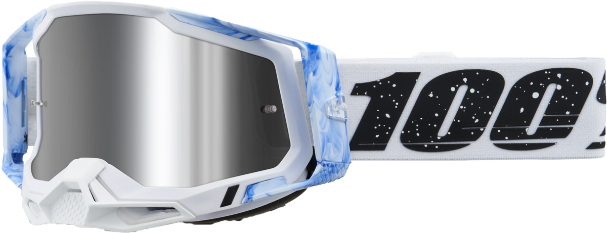 100% Racecraft 2 Goggles CLOSEOUT Mixos / Mirror Silver Flash Lens