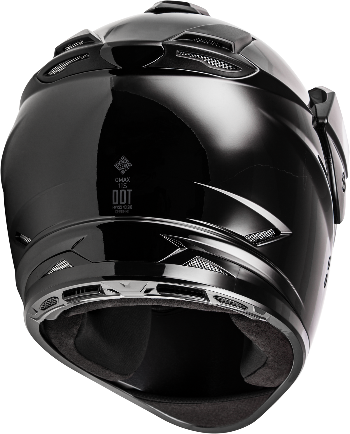 GMAX GM-11S Electric Shield Helmet Black