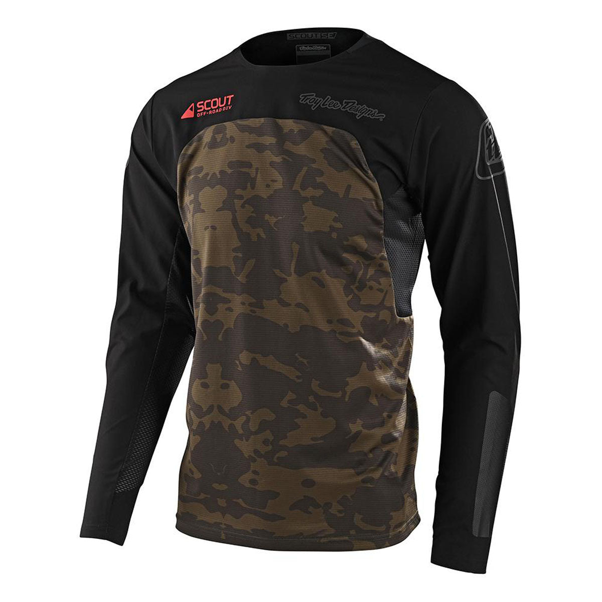 Troy Lee Designs Scout SE Jersey - Systems - Camo Green