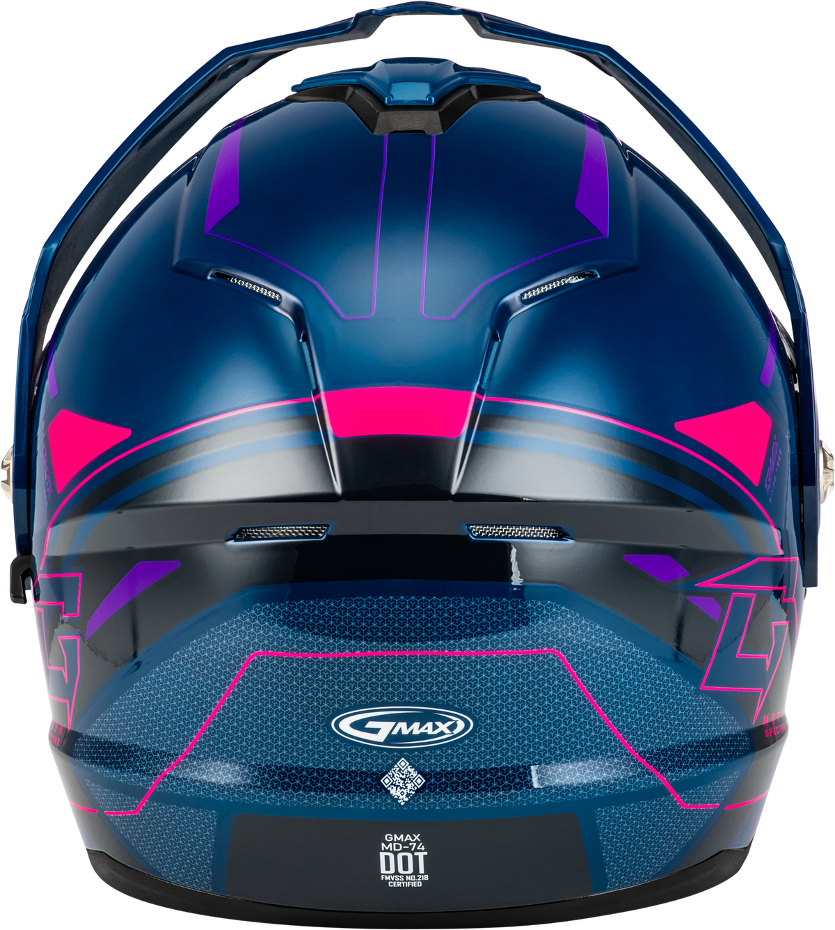 GMAX MD-74S Spectre Modular Helmet w/Electric Shield Blue/Pink/Purple