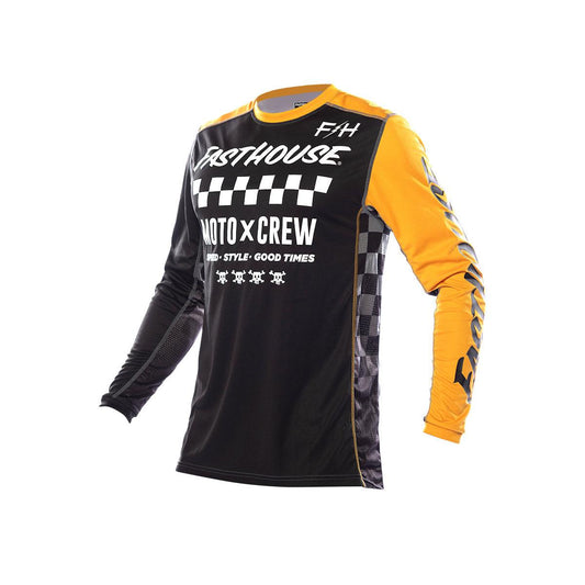 Fasthouse Youth Grindhouse Alpha Jersey - Black/Am