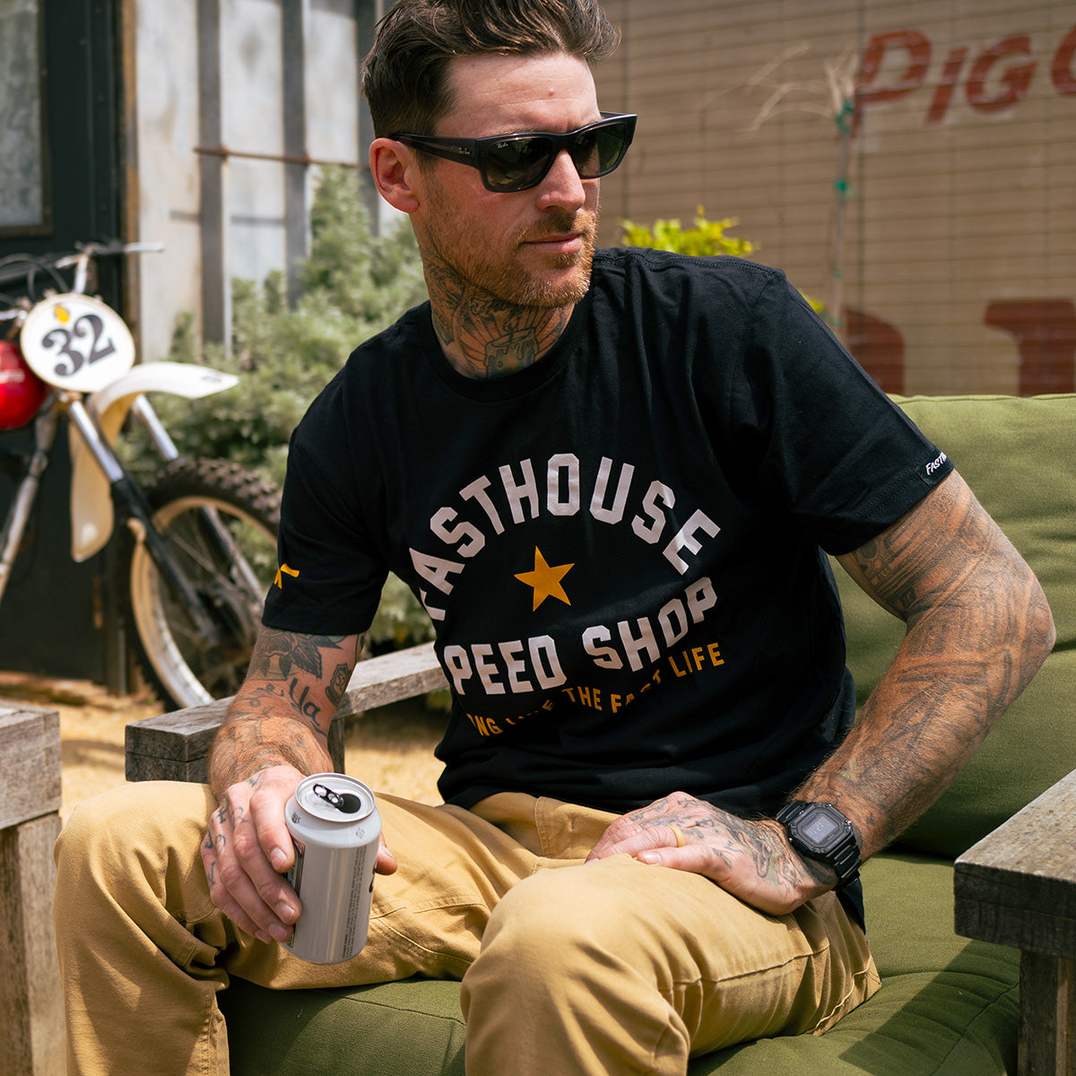 Fasthoues Fast Life Tee Black