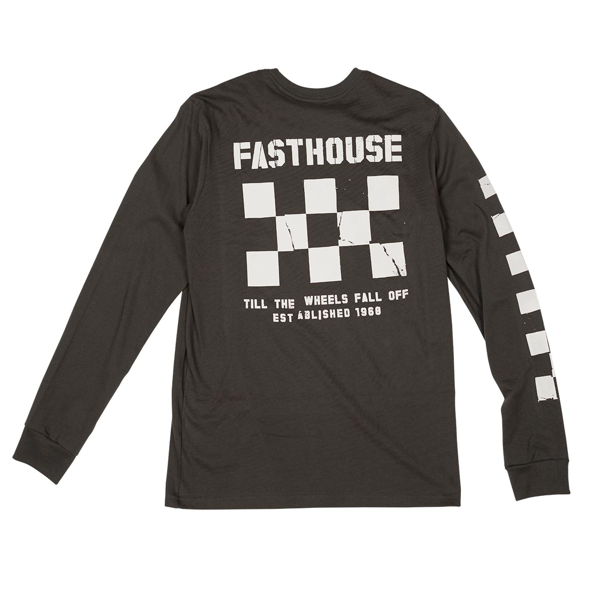 Fasthouse Torn Tee - Graphite Black