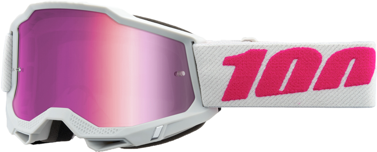 100% Accuri 2 Junior Goggles CLOSEOUT Keetz / Mirror Pink Lens
