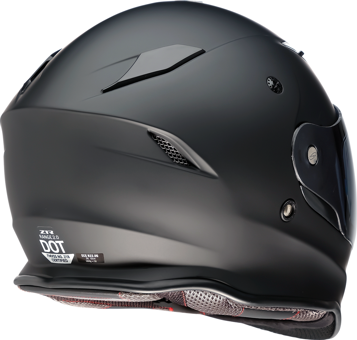 Z1R Nemesis w/ Smoke Shield Helmet - Flat Black