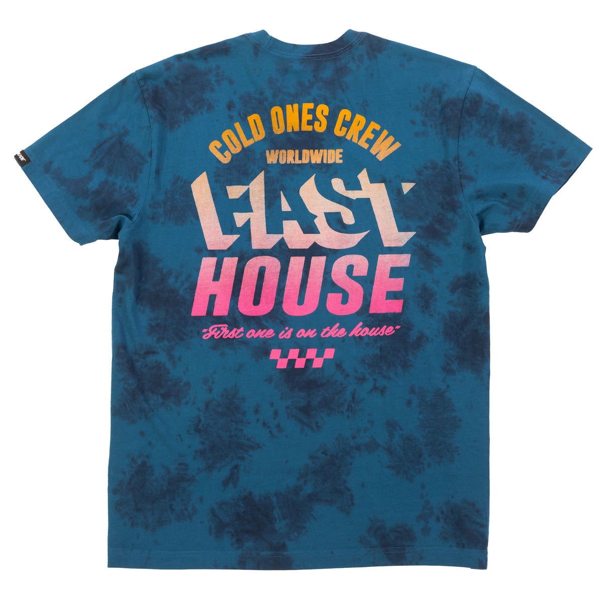 Fasthouse Cold Ones Tee - Indigo Crystal Wash