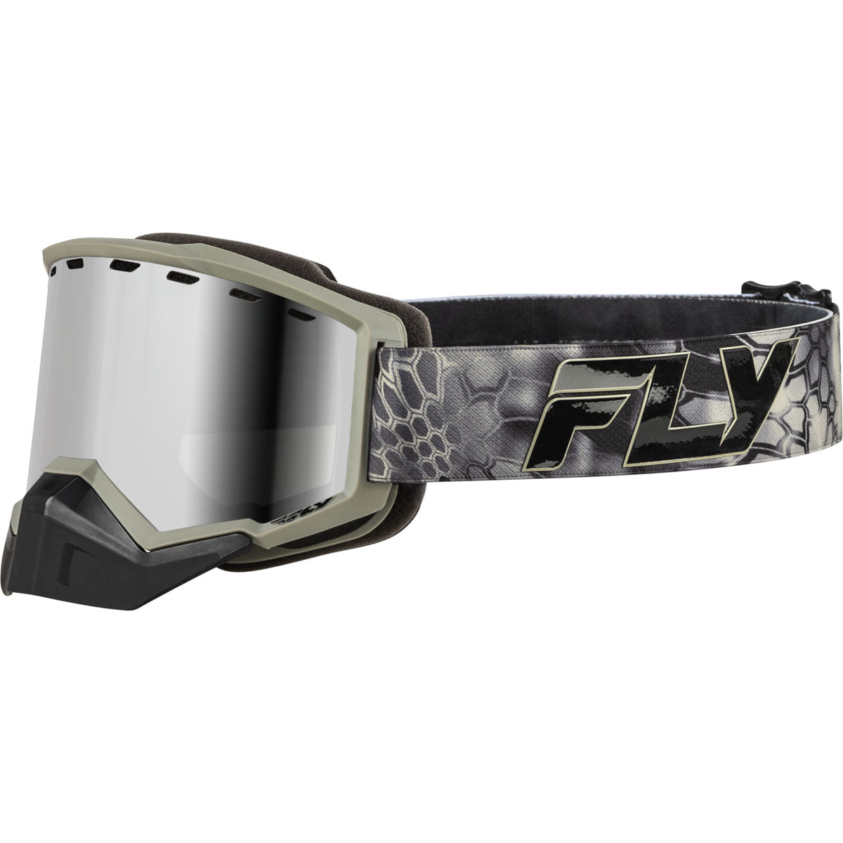 Fly Racing Focus Snow Goggle - Se Kryptek / Silver Mirror/Smoke Lens