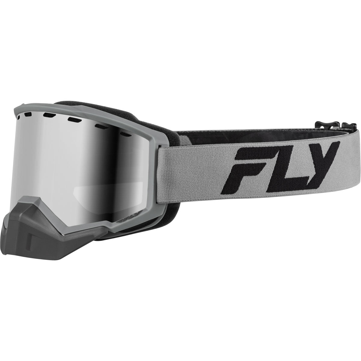 Fly Racing Focus Snow Goggle - Silver/Char / Silver Mirror/Smoke Lens