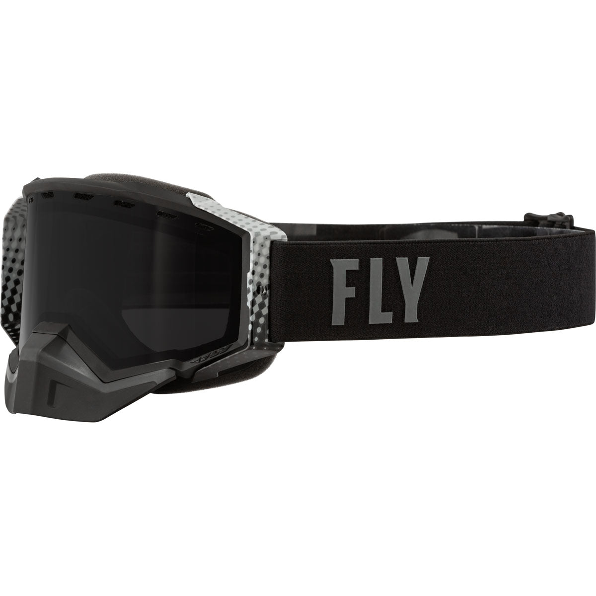 Fly Racing Zone Pro Snow Goggle CLOSEOUT - Black/Grey / Black/Polarized Smoke Lens