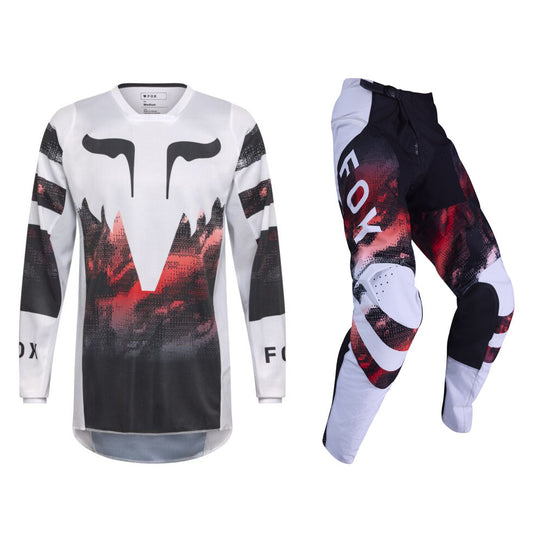 White/Fluorescent Red