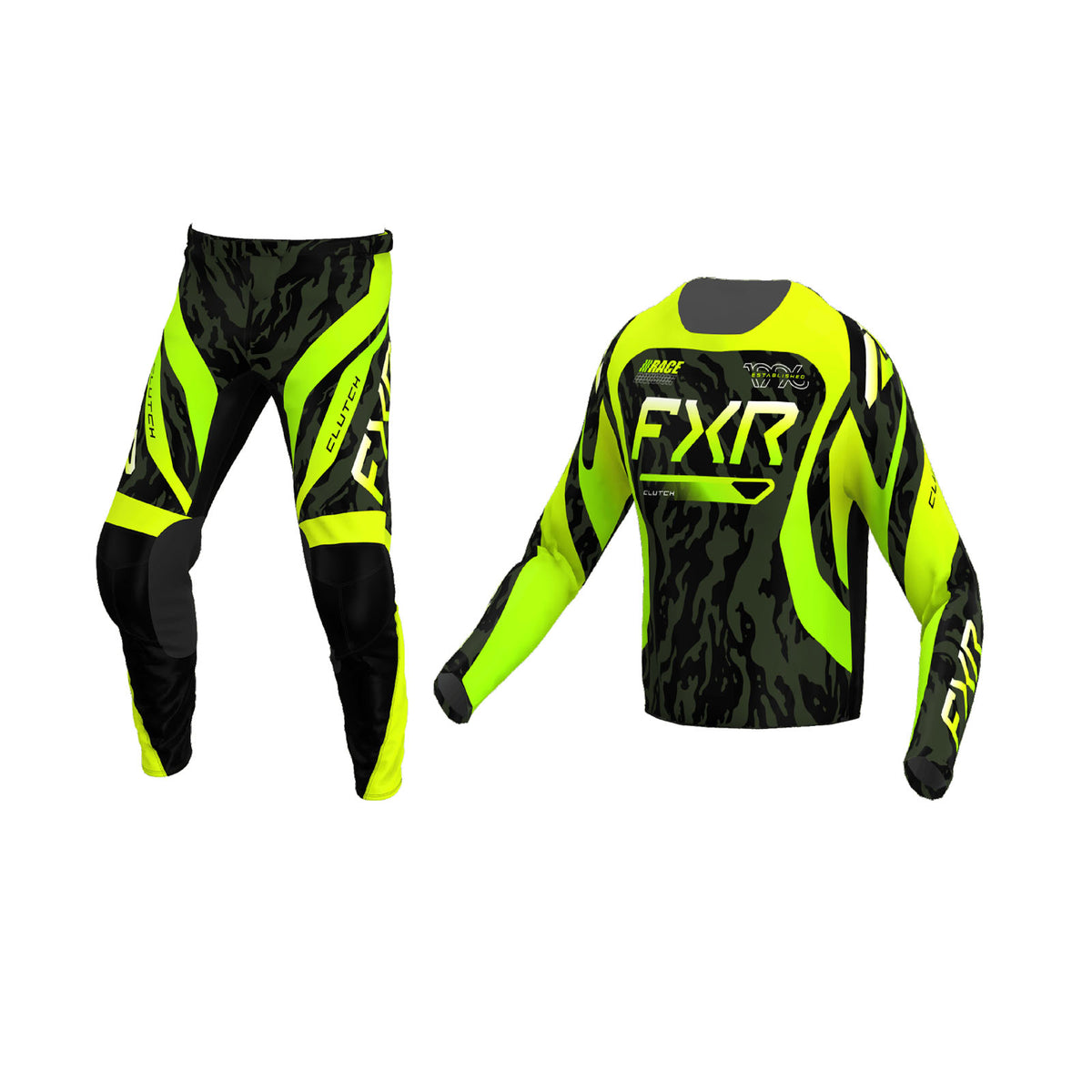FXR Clutch Gear Set - army-lime-black