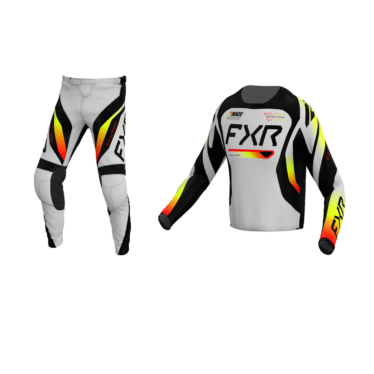 FXR Clutch Gear Set - gry-blk-inferno
