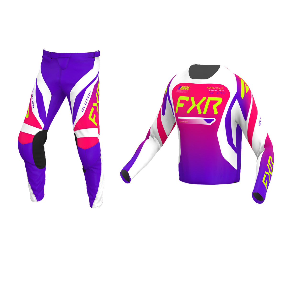 FXR Clutch Gear Set - prp-razz-wht