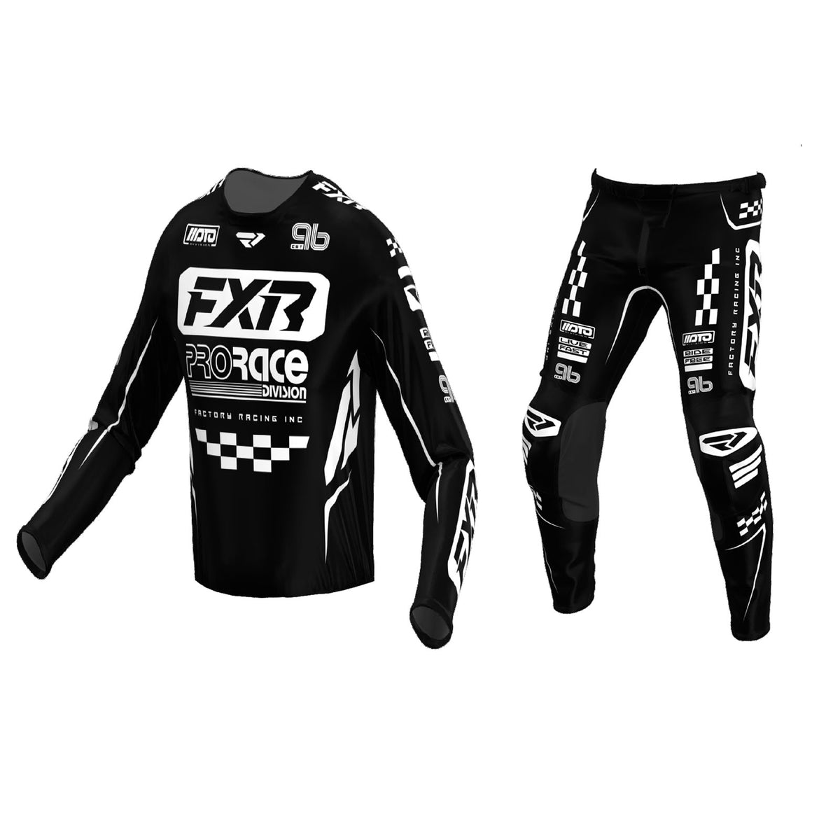 FXR Clutch Pro Gear Set - black-white