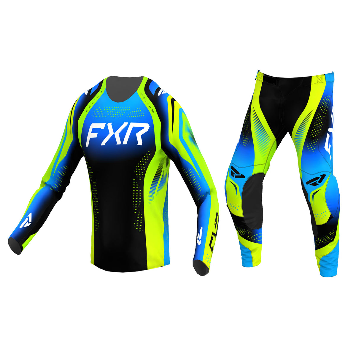 FXR Helium Edge MX Gear Set - limelight