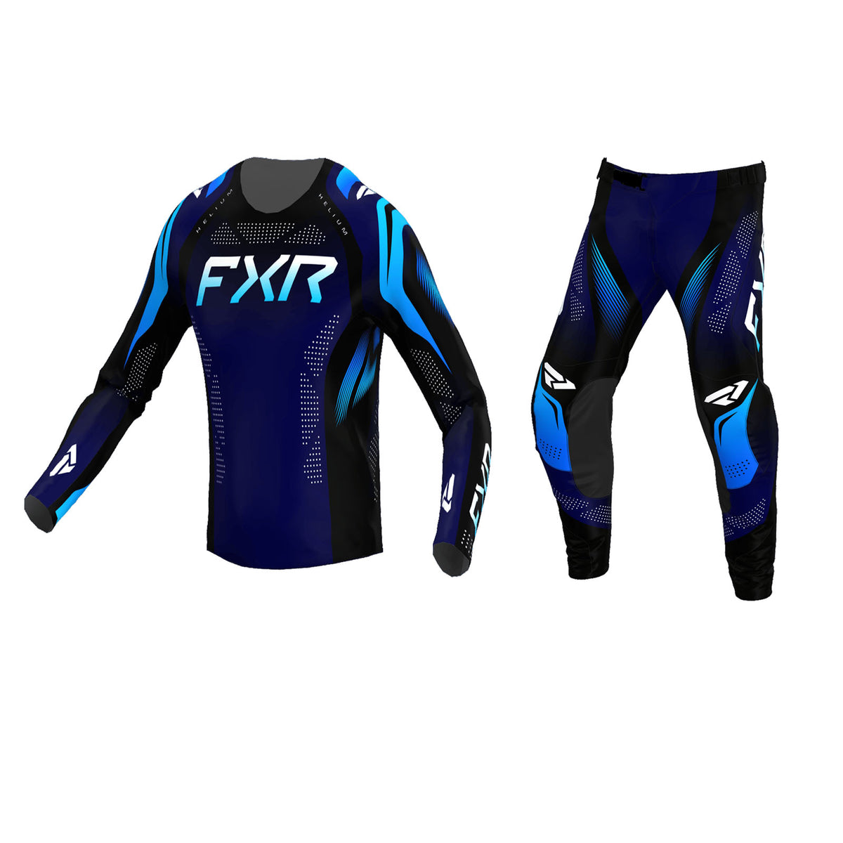 FXR Helium Edge MX Gear Set - Midnight 