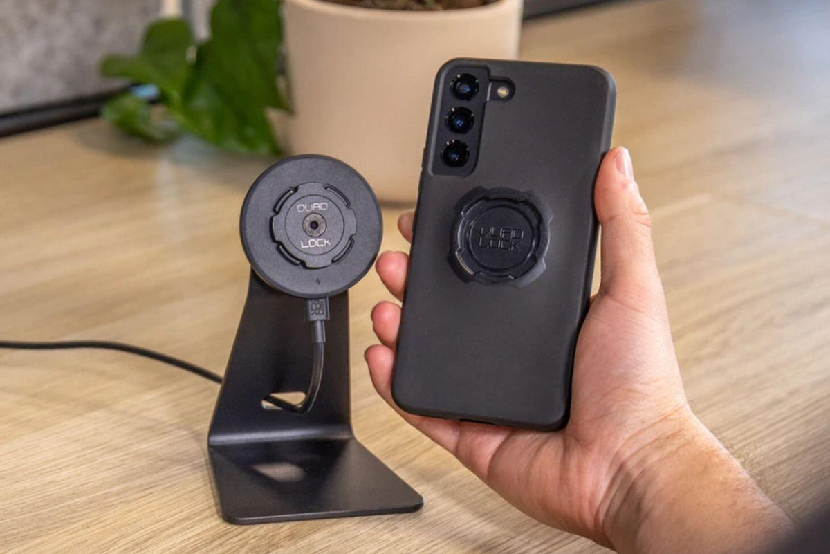 Quad Lock Wireless Charging Head Car Desk V2