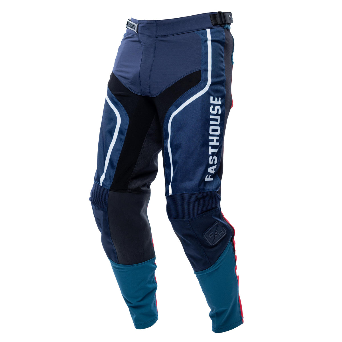 Fasthouse Grindhouse Hudson   MX Pant - Blue/Red