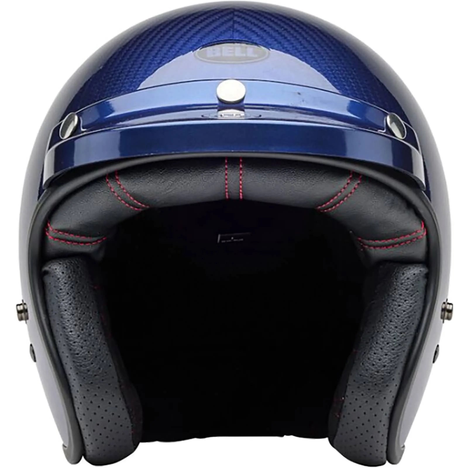 Bell Custom 500 Carbon Helmet (Gloss Steve McQueen Lemans Metallic Blue