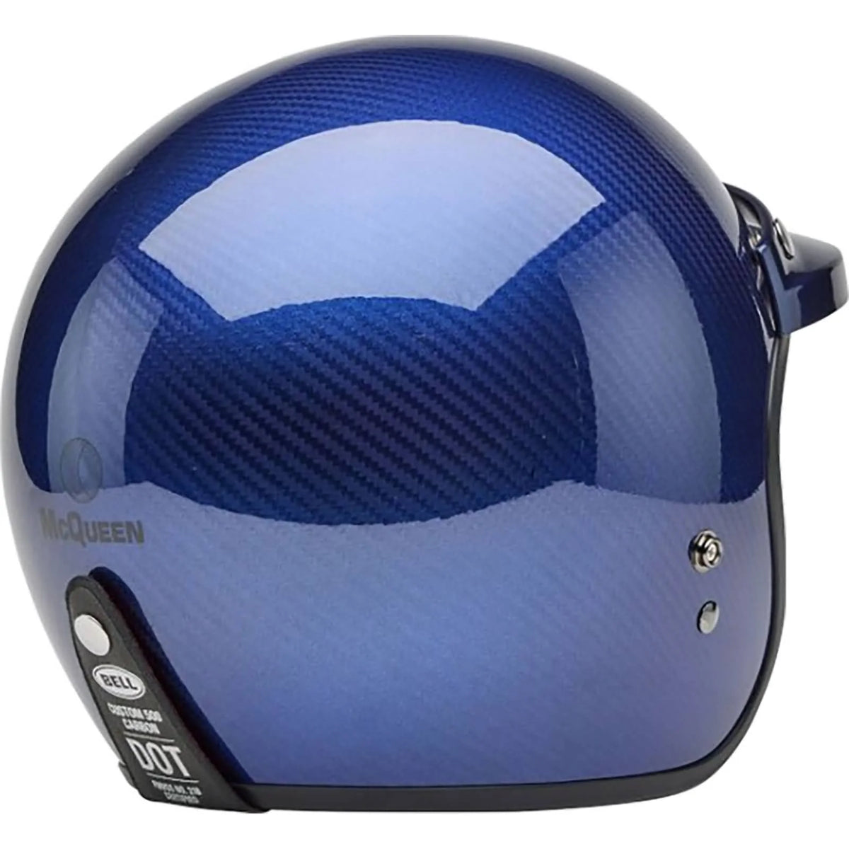 Bell Custom 500 Carbon Steve McQueen LeMans Helmet CLOSEOUT