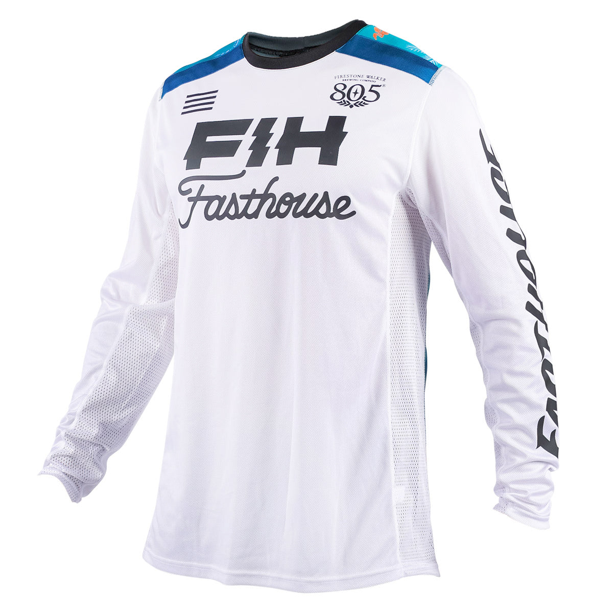 Fasthouse Youth Grindhouse TB Island Hopping Jersey - White