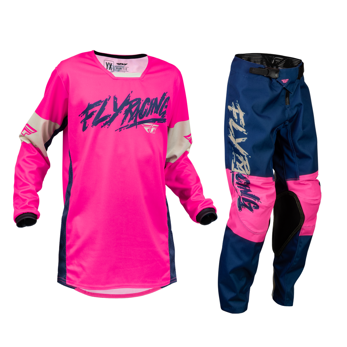 Fly Racing Kinetic Khaos YOUTH Gear Set CLOSEOUT - YOUTH Large / 26