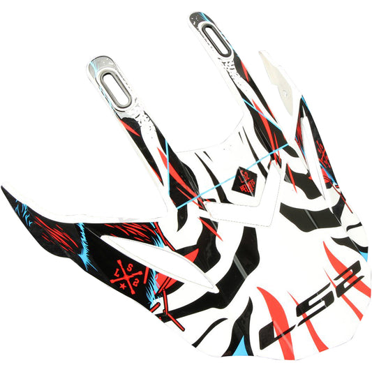 LS2 Gate Youth/Fast Mini Helmet Replacement Visor Peak - Beast