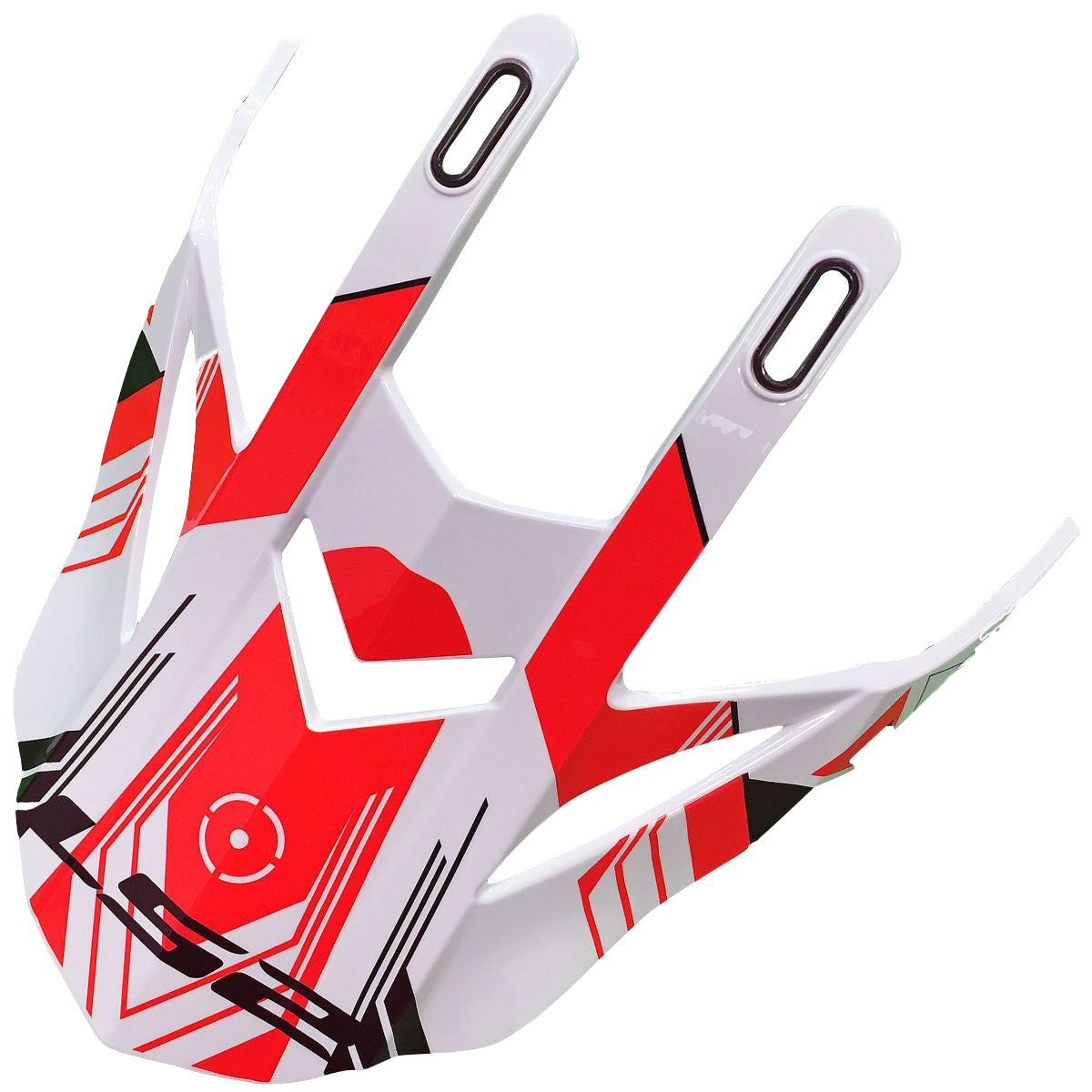 LS2 Pioneer Helmet Replacement Visor Peak - Trigger Red