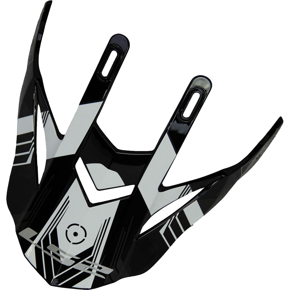 LS2 Pioneer Helmet Replacement Visor Peak - Trigger White