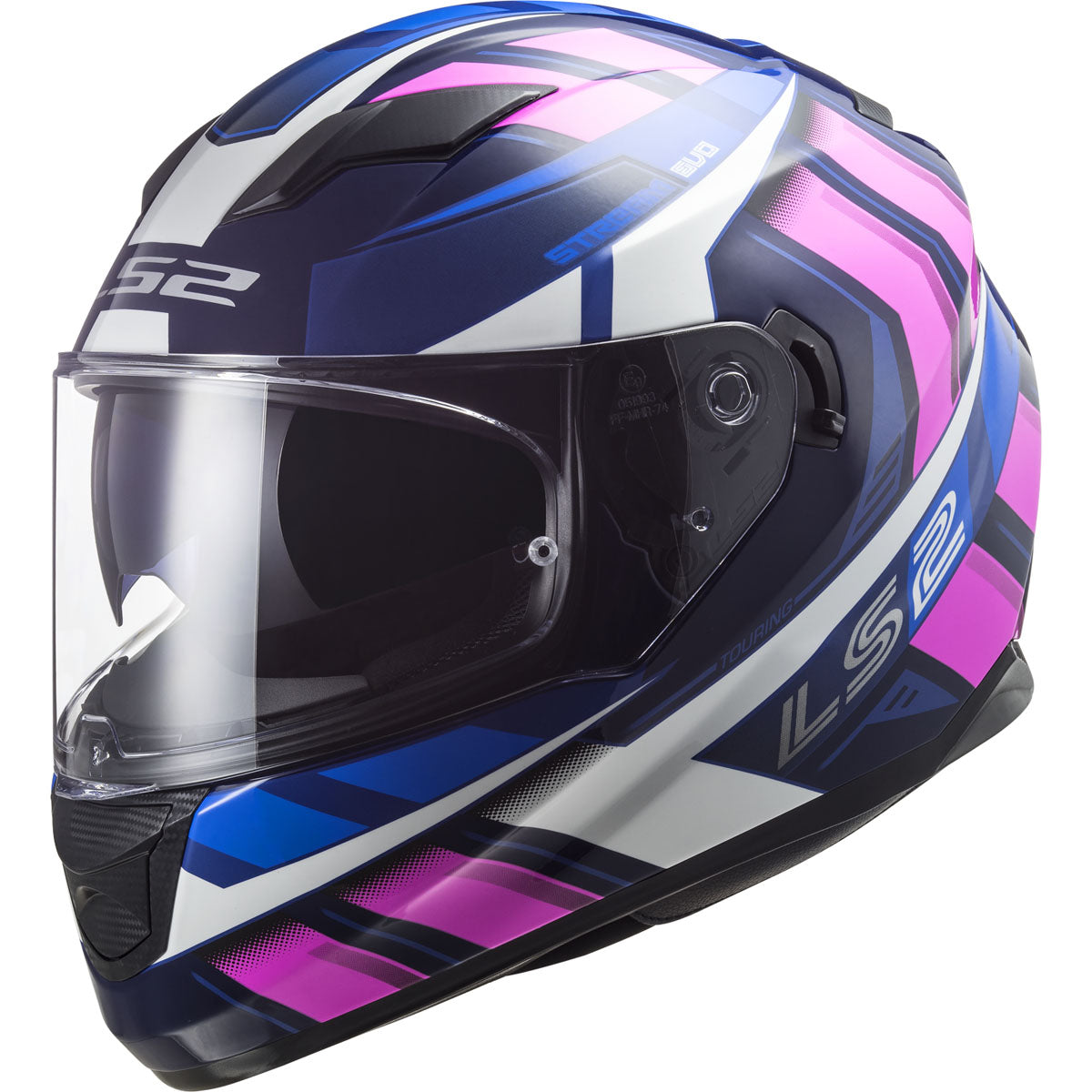 LS2 Stream Loop Helmet CLOSEOUT - Black/Pink/White/Blue