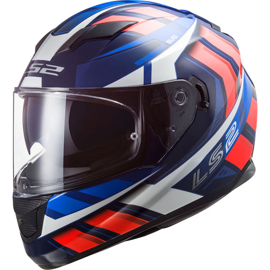 LS2 Stream Loop Helmet CLOSEOUT - Black/Red/White/Blue