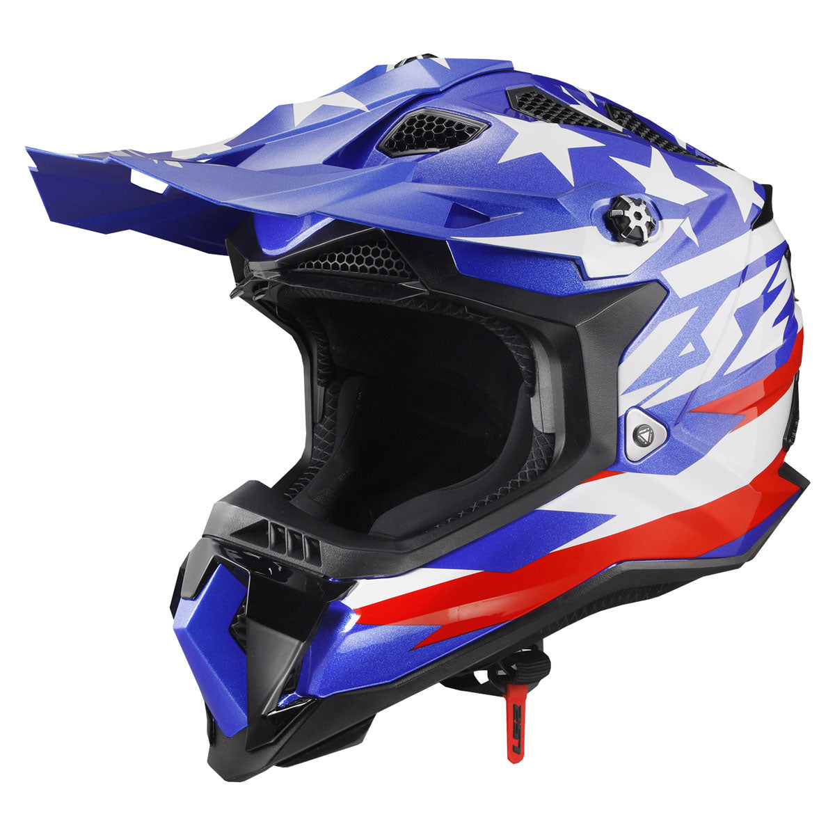 LS2 Subverter EVO United Helmet CLOSEOUT - Red/White/Blue