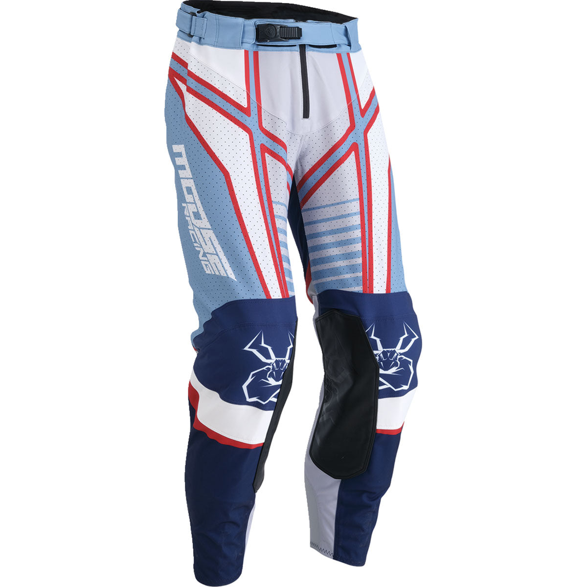 Moose Racing Agroid Pants CLOSEOUT - Gray/Blue