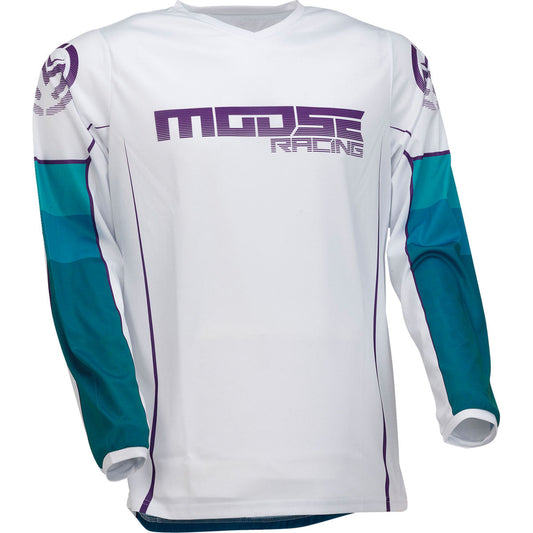 Moose Racing Qualifier Jersey CLOSEOUT - Blue/White
