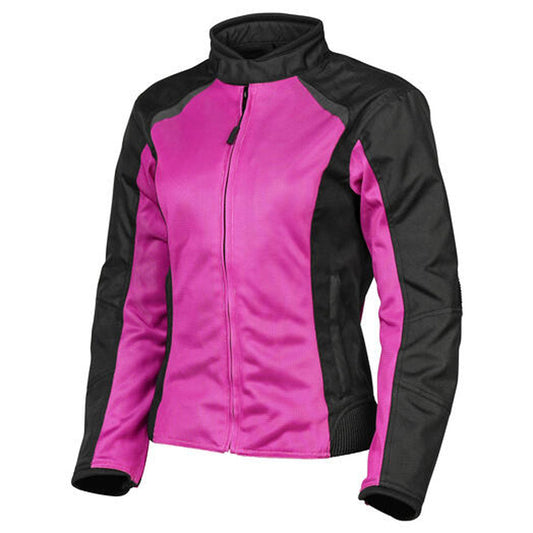 Noru Womens Josei Mesh Jacket Pink/Black
