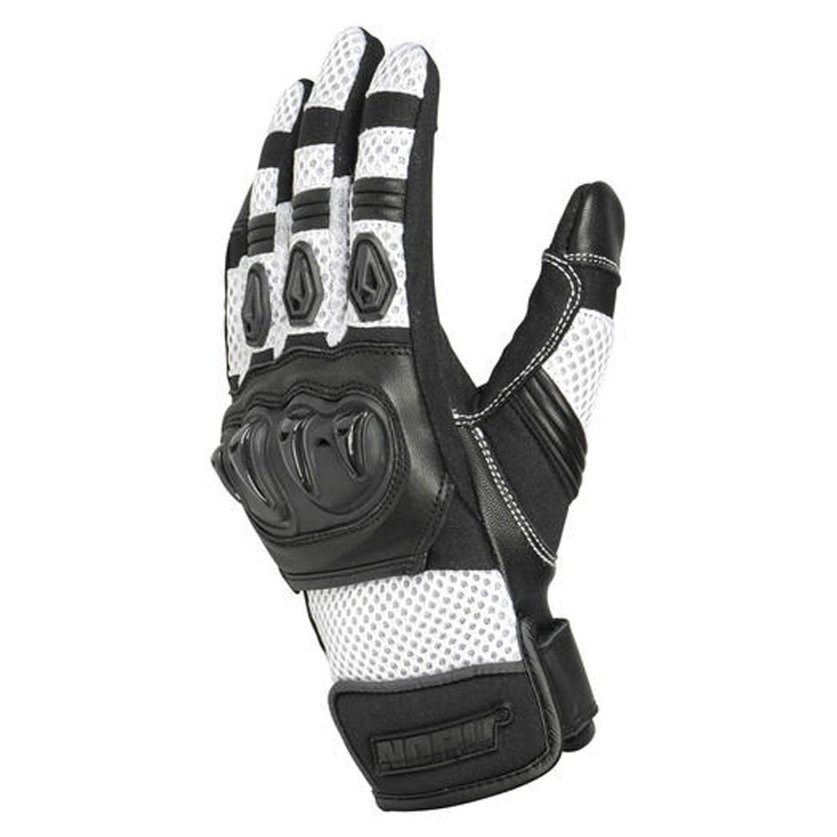 Noru Womens Kiryu Gloves White/Black