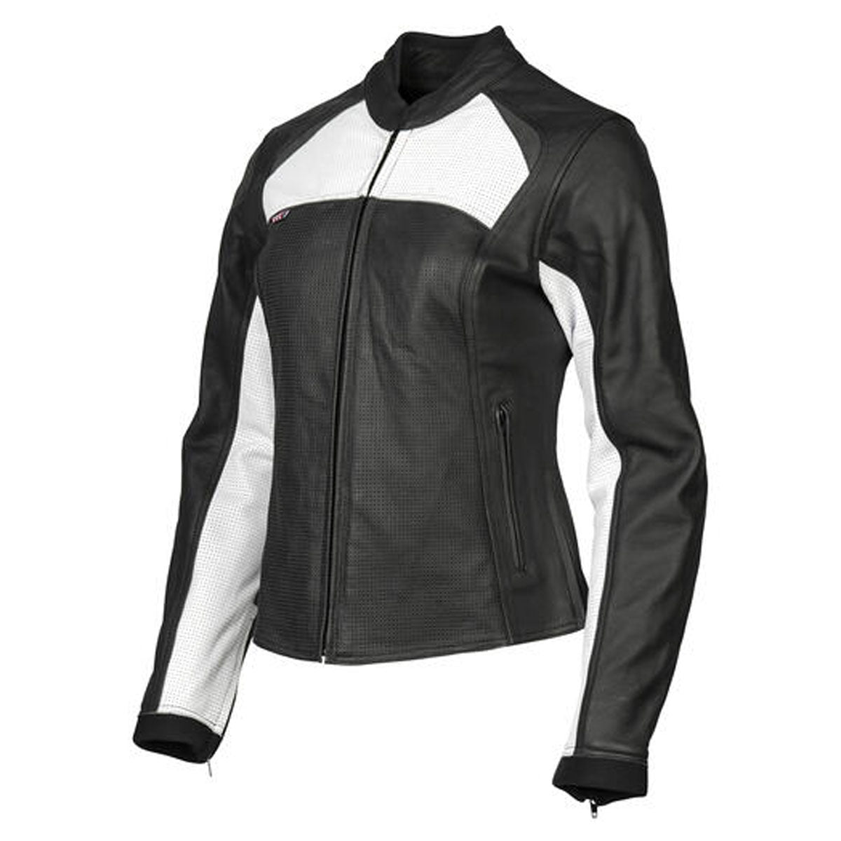 Noru Womens Maruchi Leather Jacket White/Black