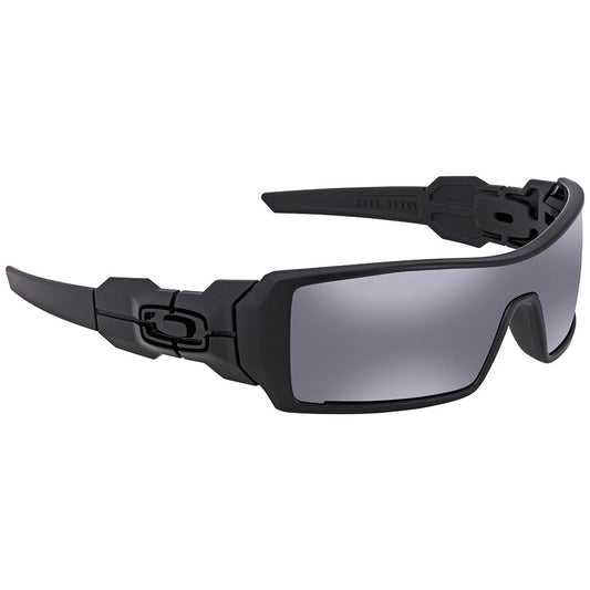 Oakley Oil Rig Sunglasses CLOSEOUT - Matte Black/Black Iridium