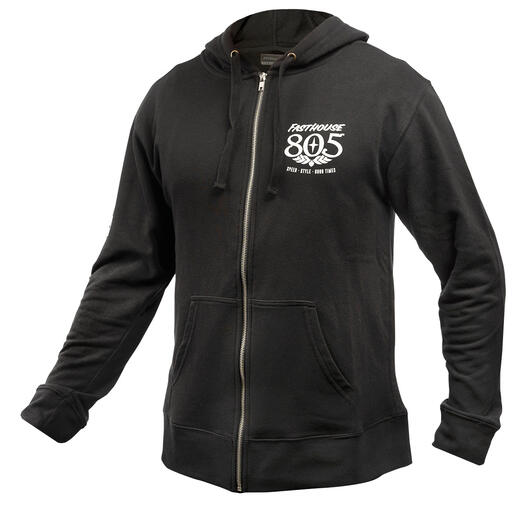 Fasthouse 805 OG Hooded Zip Up - Black