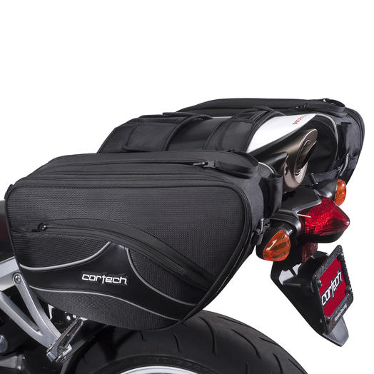 Cortech Super 2.0 36L Saddlebags - Black