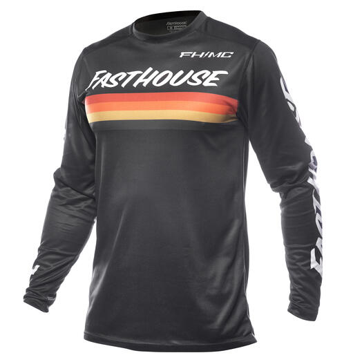 Fasthouse Carbon Force Longsleeve Jersey - Black