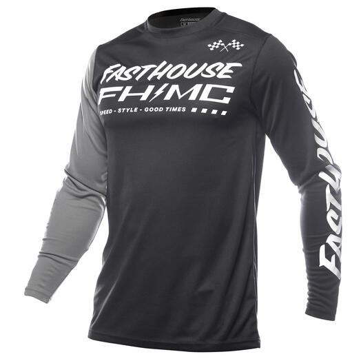 Fasthouse Carbon Method Jersey - Black/Grey