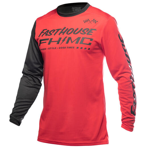 Fasthouse Carbon Method Jersey - Red/Black
