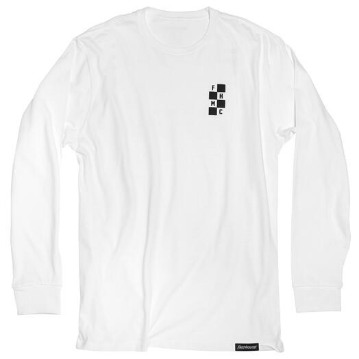 Fasthouse Chalet Long Sleeve Tee - White