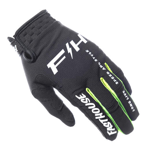 Fasthouse  Elrod Nitro Glove - Black Neon